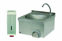 Hand washing sinks and accessories