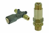 Non-return and expansion valves
