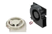 Axial motor fans