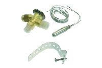 Thermostatic valves for refrigeration