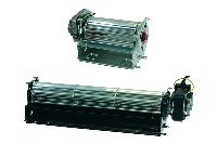 Tangential and radial motor fans