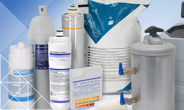 All the products you need for professional water filtration
